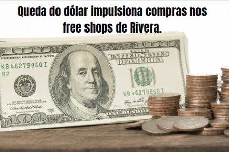 Queda do dólar impulsiona compras nos free shops de Rivera, Uruguai